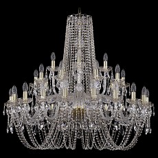 Подвесная люстра bohemia ivele crystal 1402 1402-20-10-5-360-g